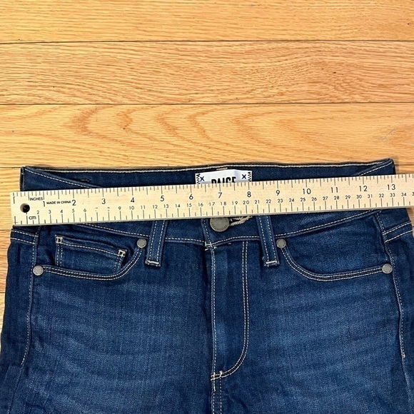 Paige Size 26  hoxton ankle jeans denim skinny dark wash - Picture 12 of 15